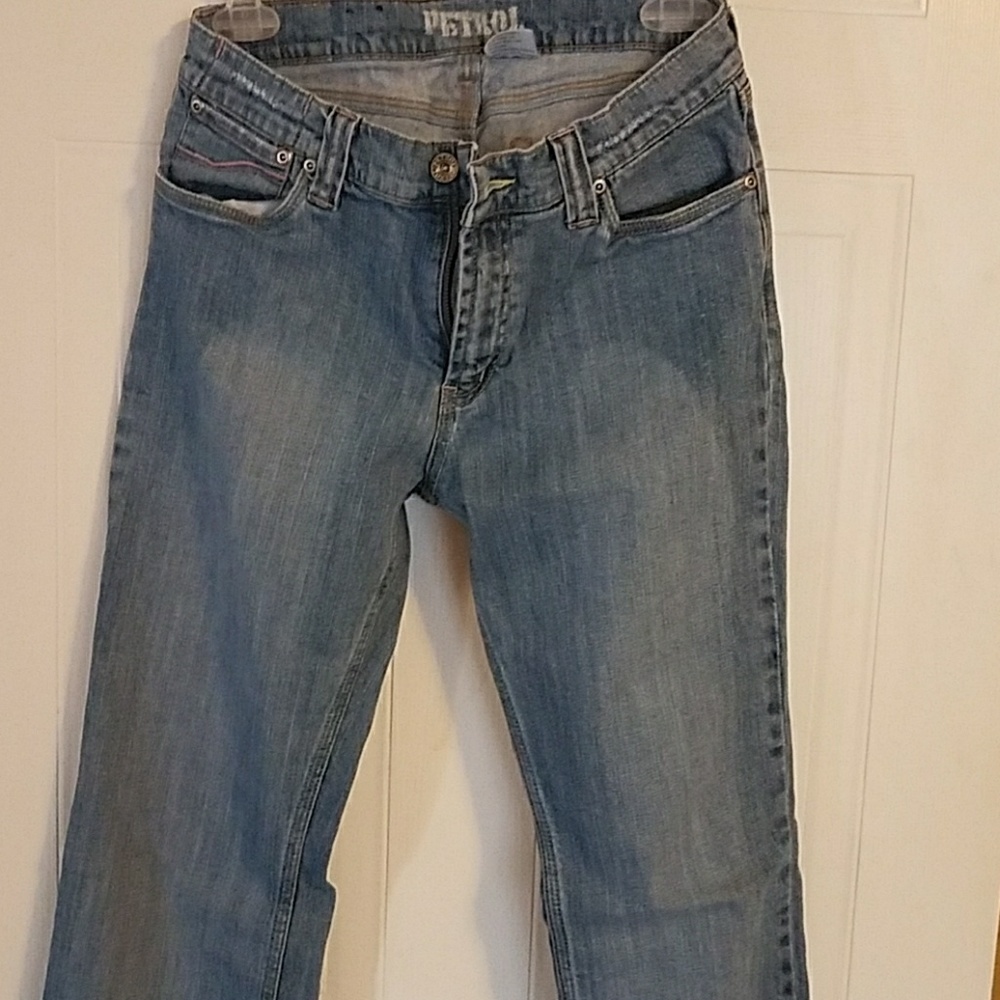 Petrol Blue Jeans